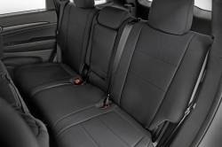 Rough Country Suspension Systems - Rough Country 91046 Front/Rear Seat Covers Black for 11-22 Grand Cherokee WK2 - Image 4