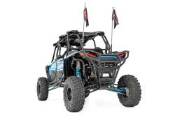 Rough Country Suspension Systems - Rough Country Tubular Black Rear Bumper for Polaris RZR XP1000 93118 - Image 2