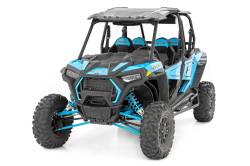 Rough Country Suspension Systems - Rough Country Tubular Rock Sliders Black for Polaris RZR XP 4 1000 93065 - Image 2