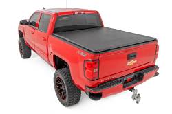 Rough Country Suspension Systems - Rough Country Soft Roll-up Vinyl Tonneau Cover Silverado/Sierra 5.8' 42119551 - Image 2