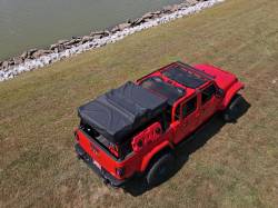 Rough Country Suspension Systems - Rough Country Extended Mesh Bikini Top Black for 20-24 Gladiator JT 85118 - Image 6