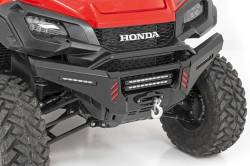 Rough Country Suspension Systems - Rough Country 92025 Front Bumper Wings w Stinger Black for Honda Pioneer - Image 3