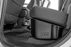 Rough Country Suspension Systems - Rough Country Rear Underseat Storage Bin Black Silverado/Sierra Dbl RC09061 - Image 4