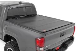 Rough Country Suspension Systems - Rough Country Hard Tri-Fold Tonneau Cover for 16-23 Toyota Tacoma 5' 49420500 - Image 1