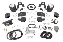 Rough Country Suspension Systems - Rough Country 100354C Rear Air Spring Kit 4" Lift +Compressor for 19-26 Ram 1500 - Image 1