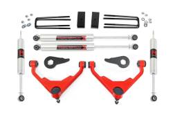 Rough Country Suspension Systems - Rough Country 85940RED 3" M1 Suspension Lift Kit for 01-10 Silverado/Sierra HD - Image 1