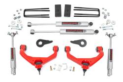Rough Country Suspension Systems - Rough Country 95920RED 3.5" Lift Kit for 11-19 Silverado/Sierra 2500HD/3500 - Image 1