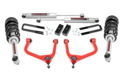 Rough Country Suspension Systems - Rough Country 29532RED 3.5" N3 Strut Suspension Lift Kit 19-24 Silverado 1500 - Image 1