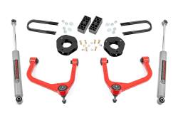 Rough Country Suspension Systems - Rough Country 28230RED 3.5" Suspension Lift Kit for 22-24 Silverado 1500 Gas - Image 1