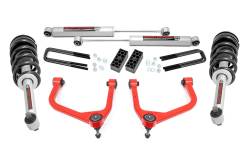 Rough Country Suspension Systems - Rough Country 22631RED 3.5" N3 Strut Suspension Lift Kit for 19-25 Sierra 1500 - Image 1