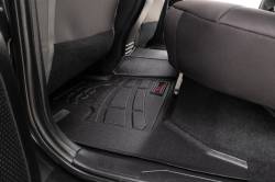 Rough Country Suspension Systems - Rough Country SM71216 Front/Rear Floor Liners Black for 16-23 Tacoma Double - Image 4
