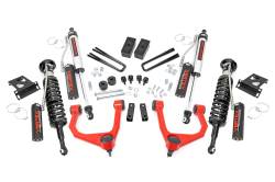 Rough Country Suspension Systems - Rough Country 76850RED 3.5" Suspension Lift Kit for 07-21 Toyota Tundra 4WD - Image 1