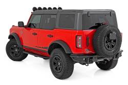 Rough Country Suspension Systems - Rough Country OV2 Running Boards Black 21-25 Ford Bronco 4DR 14007 - Image 3