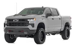 Rough Country Suspension Systems - Rough Country SRL2 Drop Step Nerf Bars Black 19-26 Silverado/Sierra Crew 11019 - Image 2