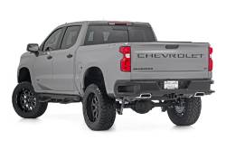 Rough Country Suspension Systems - Rough Country SRL2 Drop Step Nerf Bars Black 19-26 Silverado/Sierra Crew 11019 - Image 3