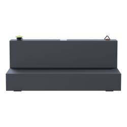UWS - UWS ST-100-L-MB Matte Black 100-Gallon L-Shape Steel Transfer Tank - Image 2