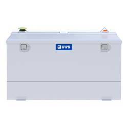 UWS - UWS ST-85-COMBO-W White 85-Gallon Steel-Aluminum Combo Transfer Tank - Image 2