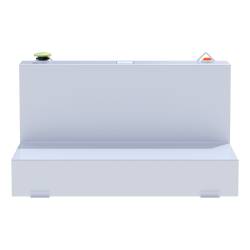 UWS - UWS ST-85-L-W White 85-Gallon L-Shape Steel Transfer Tank - Image 2