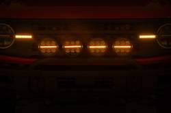 Rough Country Suspension Systems - Rough Country Black Front Bumper Bull Bar w/LED 21-25 Ford Bronco 51137 - Image 2