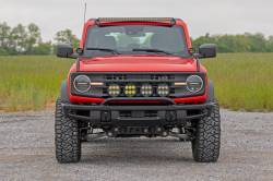 Rough Country Suspension Systems - Rough Country Black Front Bumper Bull Bar w/LED 21-25 Ford Bronco 51137 - Image 6