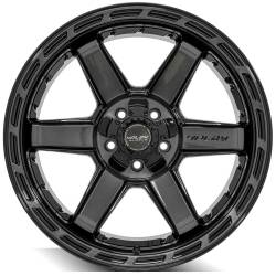 4PLAY - 4PLAY Wheels 4P63 20x10 5x5.0/5.5 -18mm Black/Brushed 4P63-20100-5D55-18BBT - Image 2