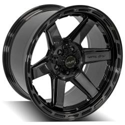 4PLAY - 4PLAY Wheels 4P63 20x10 5x5.0/5.5 -18mm Black/Brushed 4P63-20100-5D55-18BBT - Image 3