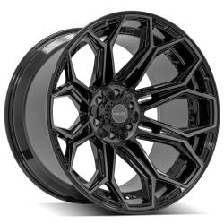4PLAY Wheels 4P83 22x12 6x5.5/135 -44mm Black/Brushed 4P83-22120-6D55-44BBT