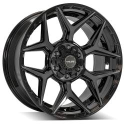 4PLAY - 4PLAY Wheels 4P06 20x9 6x5.5/135 0mm Gloss Black/Brushed 4P06-20090-6D55-0BBT - Image 1