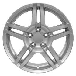 OE Wheels LLC - OE Wheels AC04 17x8 5x4.5 45mm Silver AC04-17080-5450-45S - Image 2