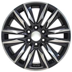OE Wheels LLC - OE Wheel CA91-20090-6550-28PG 20" Replica CA91 20x9 Gunmetal/Polished Face 6x5.5 - Image 2