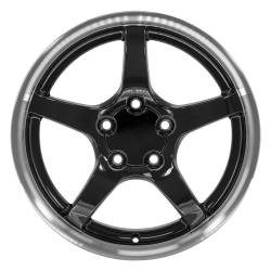 OE Wheels LLC - OE Wheels CV05 17x9.5 5x4.75 54mm Black/Machined CV05-D17095-5475-54BM - Image 2