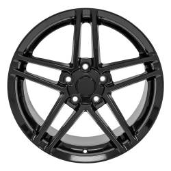 OE Wheels LLC - OE Wheels CV07A 18x10.5 5x4.75 56mm Black CV07A-18105-5475-56B - Image 2