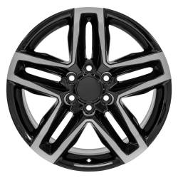 OE Wheels LLC - OE Wheels CV34B 20x9 6x5.5 26mm Black/Machined CV34B-20090-6550-26MB - Image 2