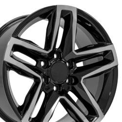 OE Wheels LLC - OE Wheels CV34B 20x9 6x5.5 26mm Black/Machined CV34B-20090-6550-26MB - Image 3