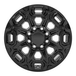 OE Wheels LLC - OE Wheels CV64B 20x8.5 8x180 47mm Black CV64B-20085-8180-47B - Image 2