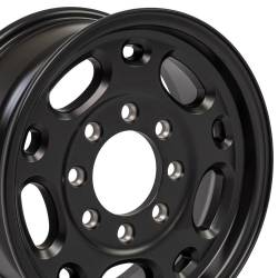 OE Wheels LLC - OE Wheels CV82 16x6.5 8x6.5 28mm Satin Black CV82-16065-8650-28B1 - Image 3