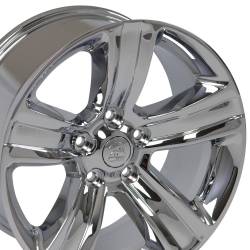 OE Wheels LLC - OE Wheels DG65 20x9 5x5.5 19mm Chrome DG65-20090-5550-19C - Image 2