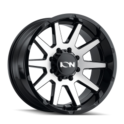 Ion Alloy 143 Series 20x10 8x6.5 -19mm Black Machined 143-2181BM