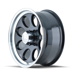 Ion Alloy - Ion Alloy 171 Series 16x8 5x4.5 -5mm Black Machined 171-6865B - Image 2