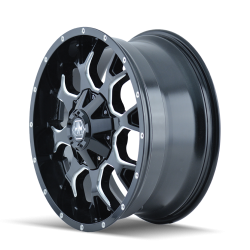 Mayhem - Mayhem 8015 WARRIOR 17x9 8x180 18mm Black/Milled 8015-7978M18 - Image 2