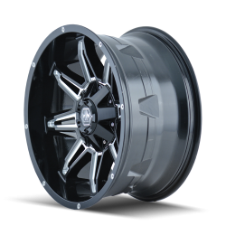 Mayhem - Mayhem 8090-8956M 8090 Rampage 18x9 5x4.5/5.0 -12mm Black/Milled - Image 2