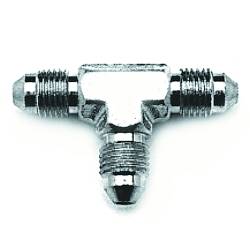 SpeedFx - SpeedFX 5453330 Coupler Fitting -3AN Male Flare Tee Zinc Plated Steel EACH - Image 1