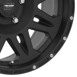 Pro Comp Wheels - Pro Comp Wheels PXA7005-7965 PA05 TORQ 17x9 5x4.5 -6mm Flat Black - Image 2