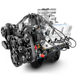 BluePrint Engines - BluePrint Engines BP302RCTFKB 302CI Engine 361HP Deluxe Dressed Black Pulley EFI - Image 1