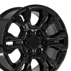 OE Wheels LLC - OE Wheels CV65 18x8.5 6x5.5 26mm Gloss Black CV65-18085-6550-26B - Image 1