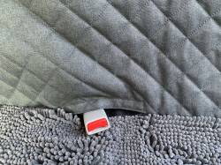 DGS Pet Products - DGS Pet Products DGSDDCARSC26 Dirty Dog 3-in-1 Car Seat Cover & Hammock Gray - Image 5