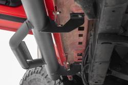 Rough Country Suspension Systems - Rough Country RCJ1980TB 3" Drop Step Nerf Bars Black for 20-25 Jeep Gladiator JT - Image 2