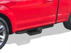 APS - APS Drop Step Nerf Bars Black 99-16 Ford Super Duty Regular WB06NJA0B - Image 1