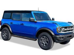 APS - APS S-Series Running Boards Black 21-25 Ford Bronco 4DR WB06SCA1B - Image 2