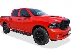 APS - APS A-Series Running Boards Black for 09-18 Ram 1500/09-25 HD Crew WB04ABJ8M - Image 2